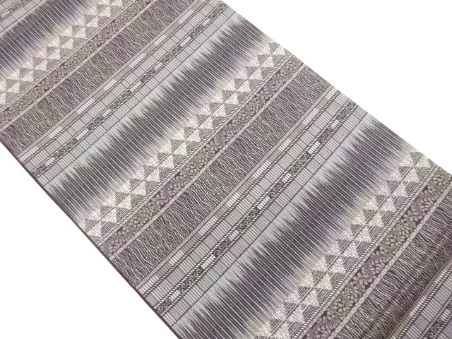 JAPANESE FUKURO OBI / WOVEN FLOWER ARABESQUE